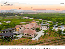 Tablet Screenshot of lorimarwinery.com